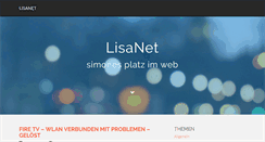 Desktop Screenshot of lisanet.de